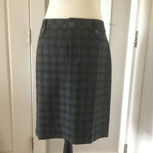 Eddie bauer Plaid Wool Skirt